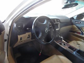 2007 Lexus IS350 White 3.5L AT #Z22763